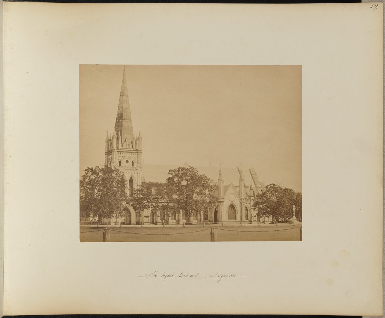 La cathédrale anglaise. Singapour - Unknown artist