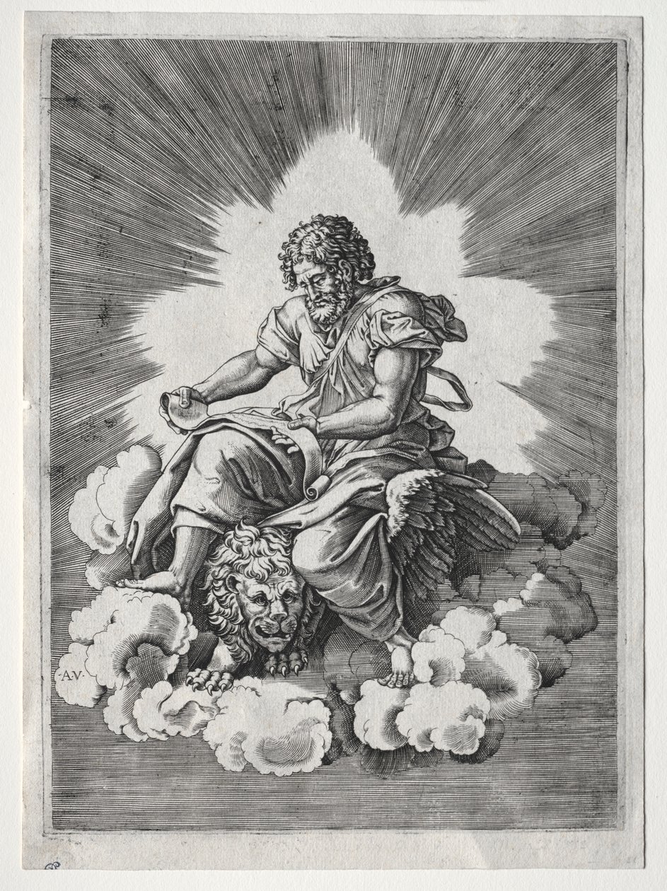 Les Quatre Évangélistes : Saint Marc - Unknown artist