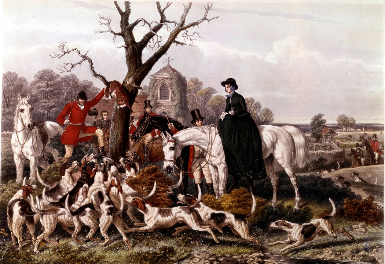 La chasse au renard - Unknown artist