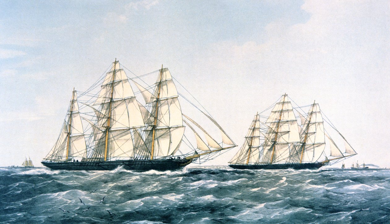 La grande course de clipper de 1866 entre l