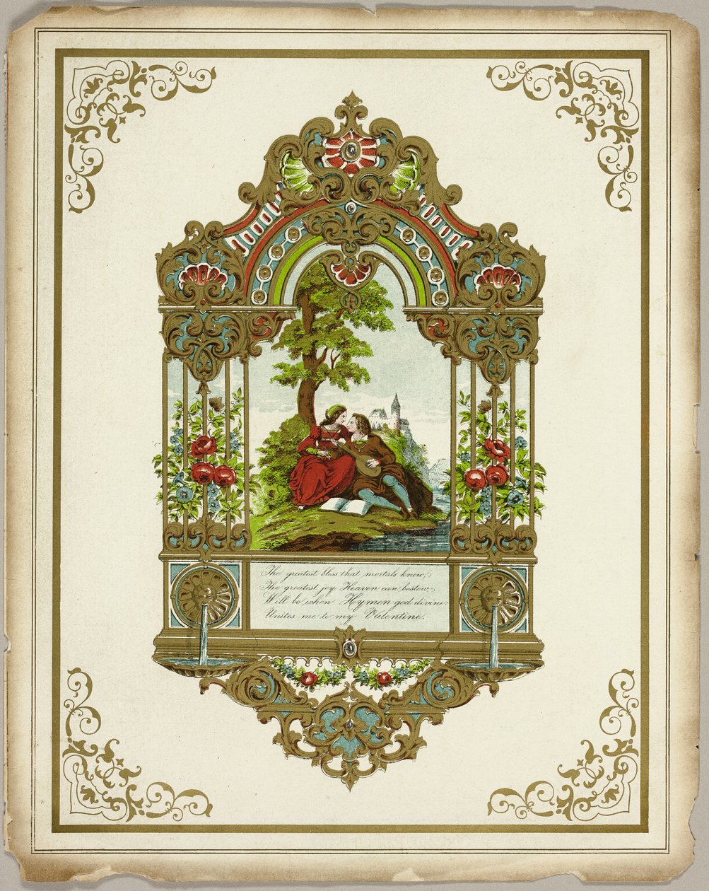 Le plus grand bonheur que les mortels connaissent (valentin) - Unknown artist