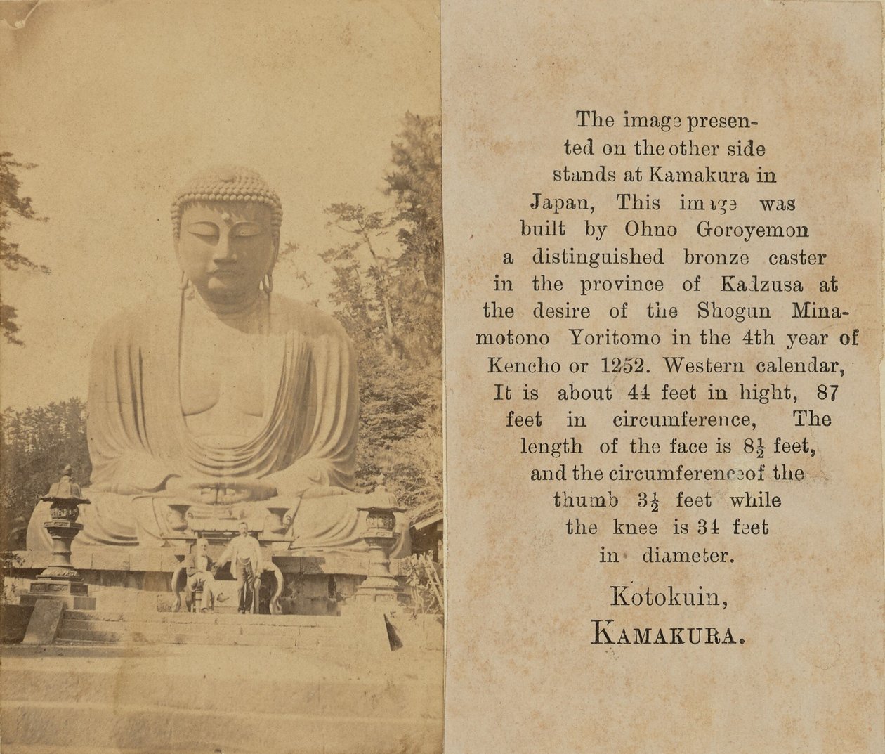 [Le Bouddha de Kamakura] - Unknown artist