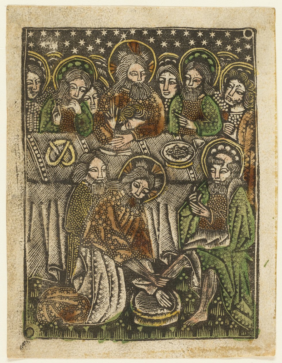 La Cène et le Lavement des pieds des apôtres - Unknown artist