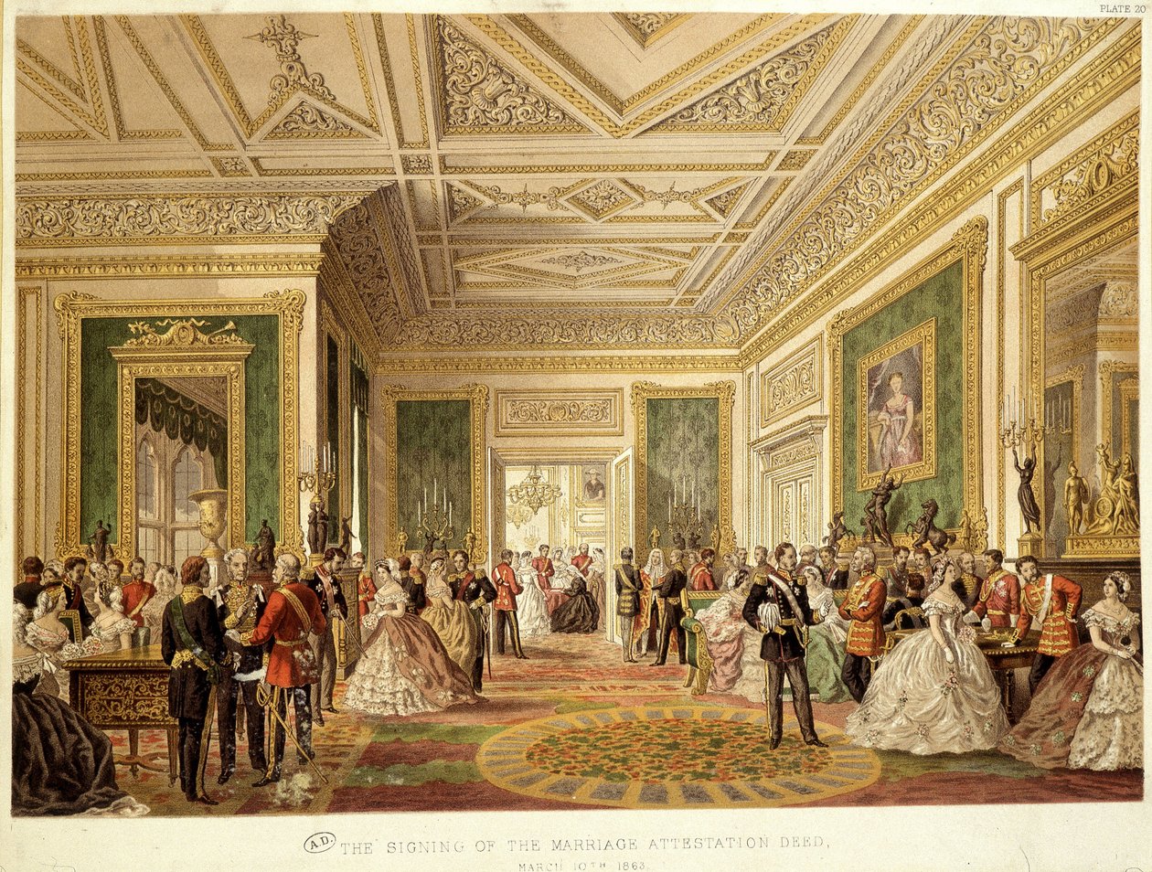 Le mariage du prince de Galles Édouard VII - Unknown artist
