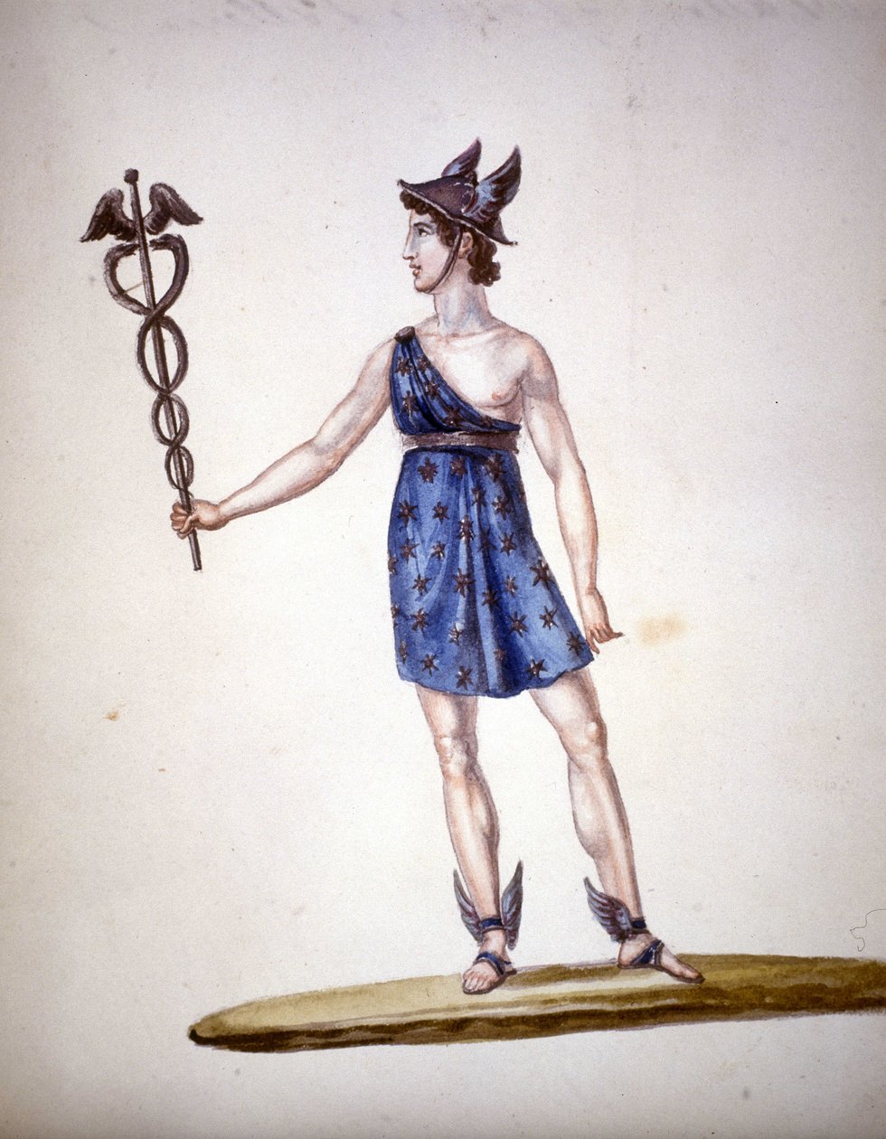 Le dieu romain Mercure ou Hermès chez les Grecs - Unknown artist