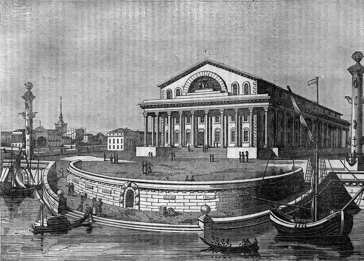 La Bourse de Saint-Pétersbourg en Russie en 1836 - Unknown artist