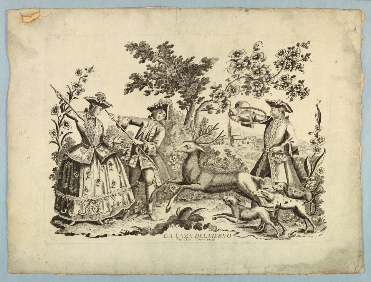 La chasse au cerf - Unknown artist