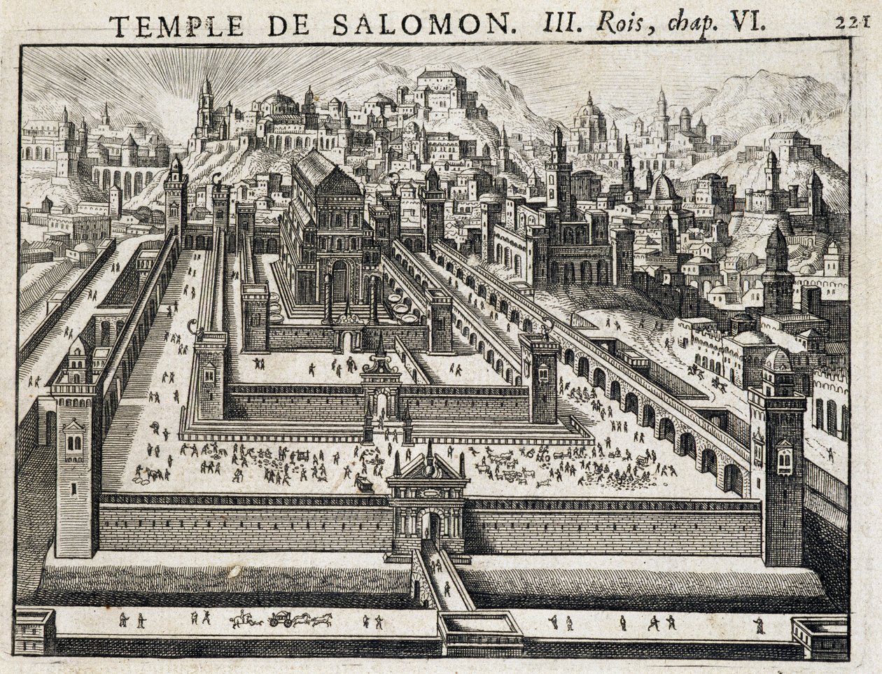 Le Temple de Salomon - La Bible - Unknown artist