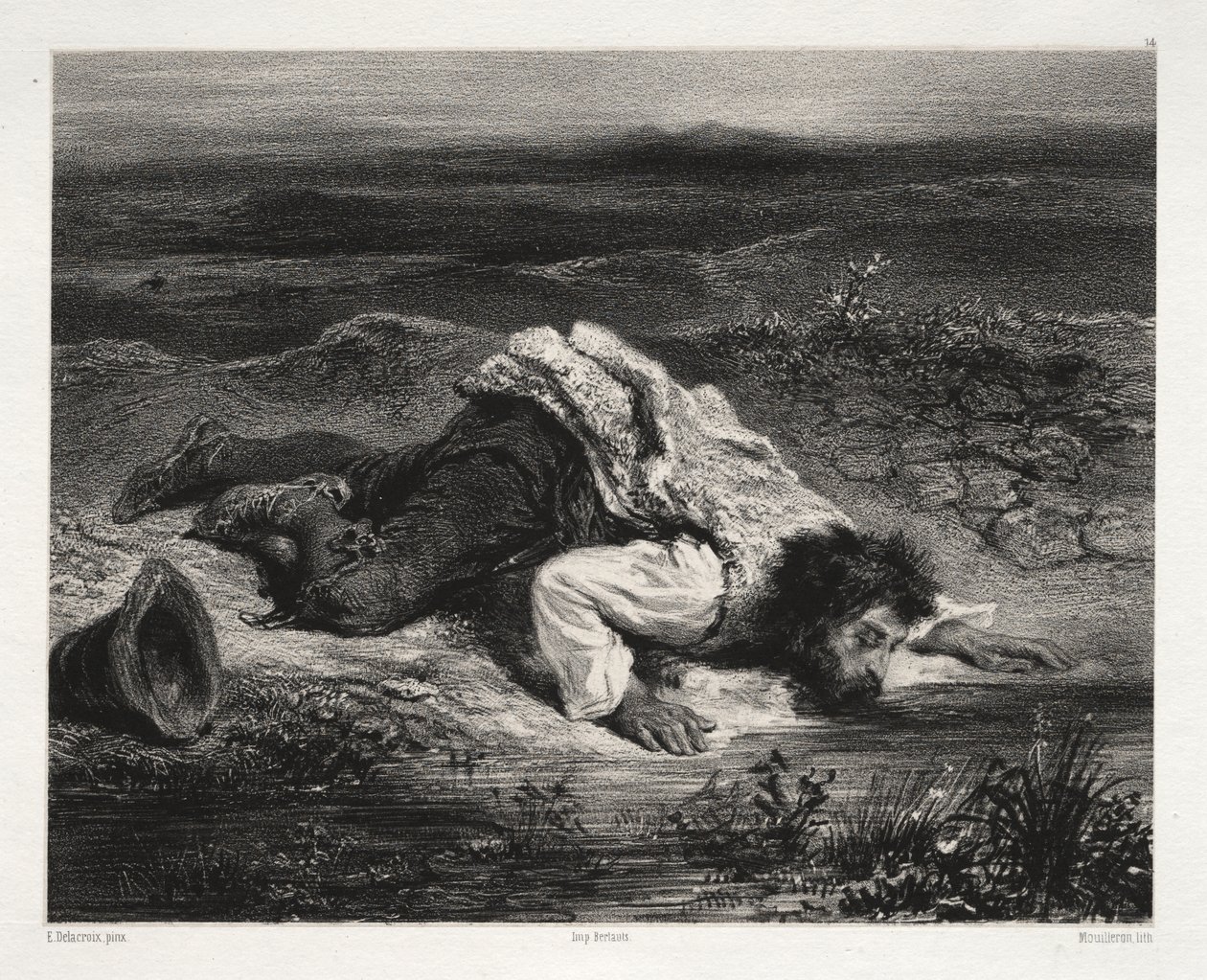 Le Brigand Blessé - Unknown artist