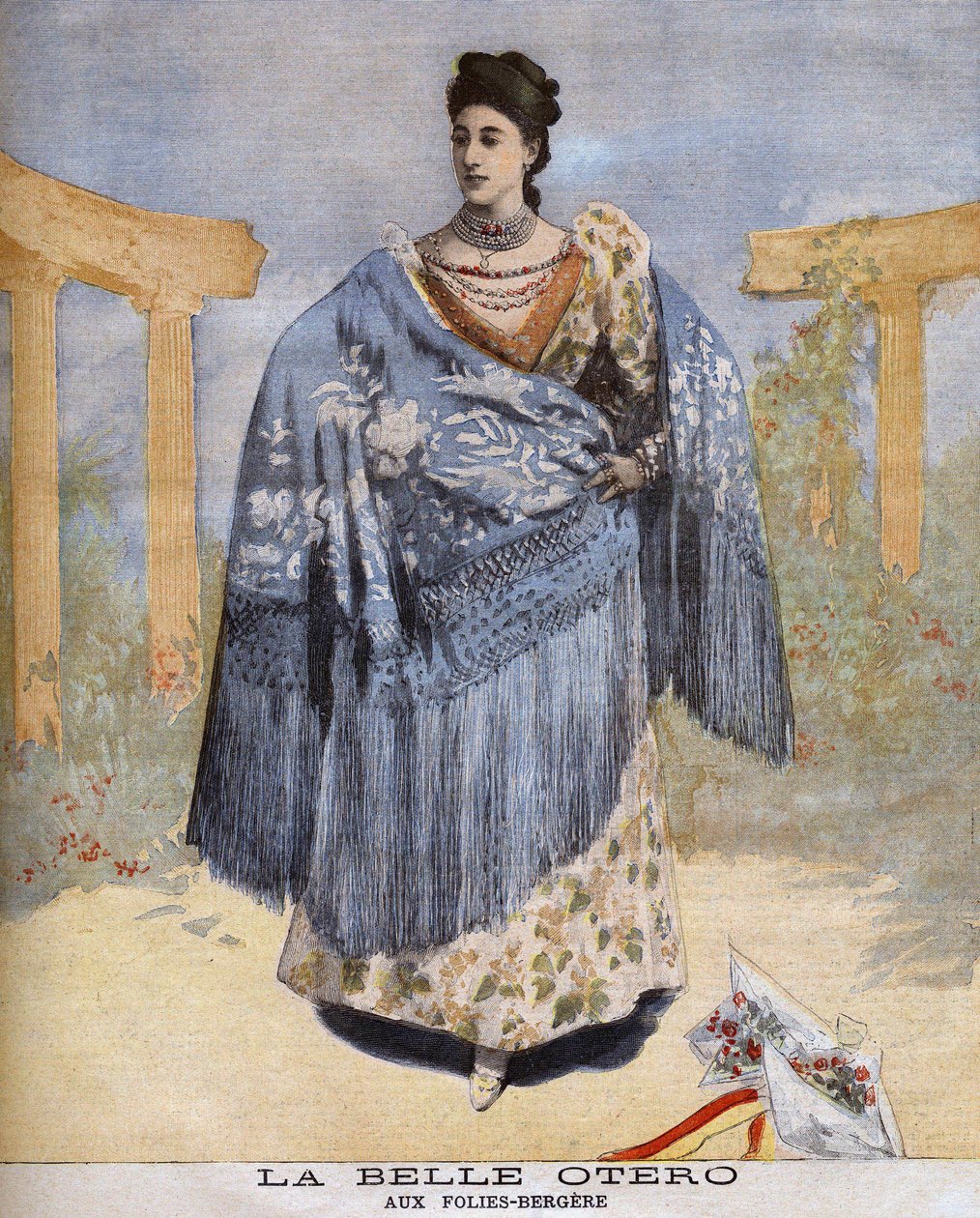La belle Otero aux Folies-Bergère en 1894 - Unknown artist