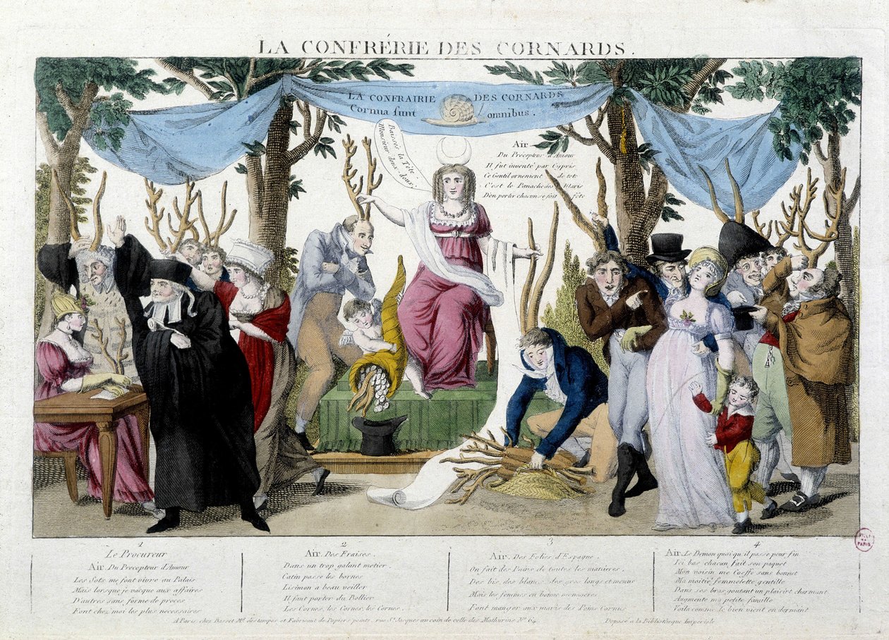 La confrérie des Cornards - Imagerie - Unknown artist