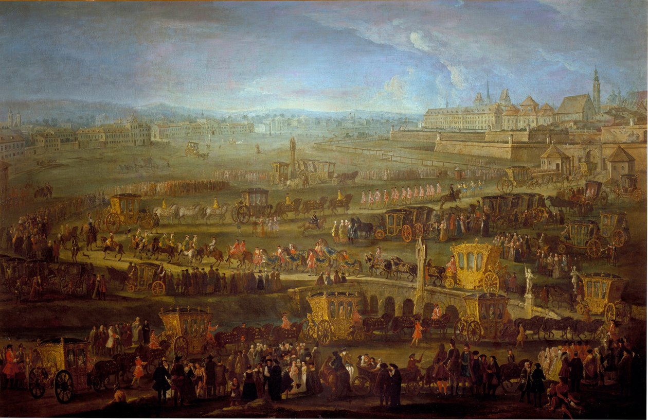 Le cortège du marquis de Mirepoix (1699-1757) - Unknown artist