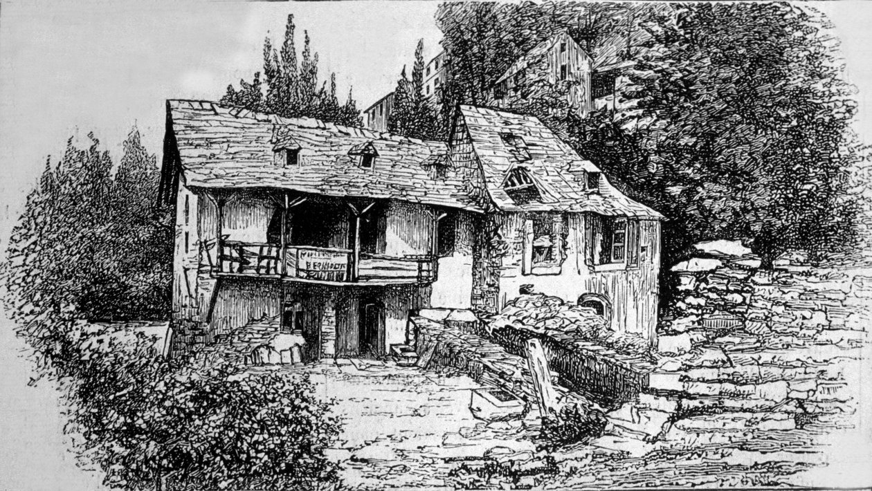 La maison de Bernadette Soubirous (1844-1879) à Lourdes. - Unknown artist