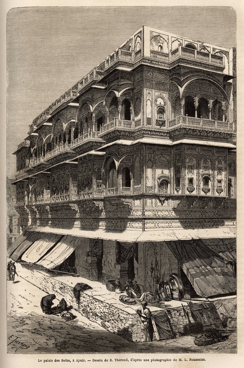 Le palais du seth : au rez-de-chaussée, un bazar ; aux étages, des appartements, où l
