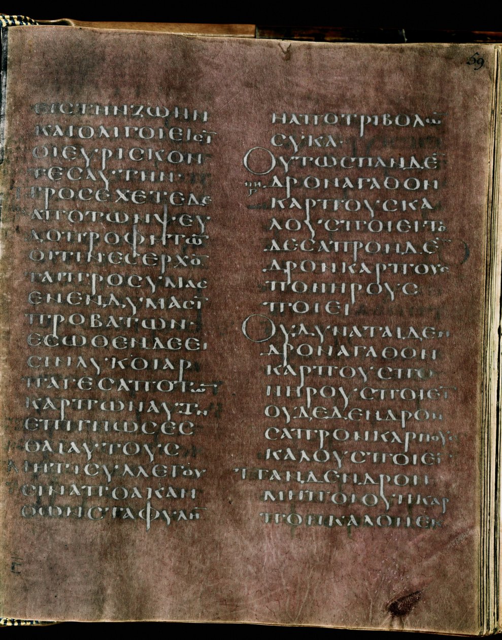 Le Codex Rossanensis pourpre, 6e siècle (manuscrit) - Unknown artist