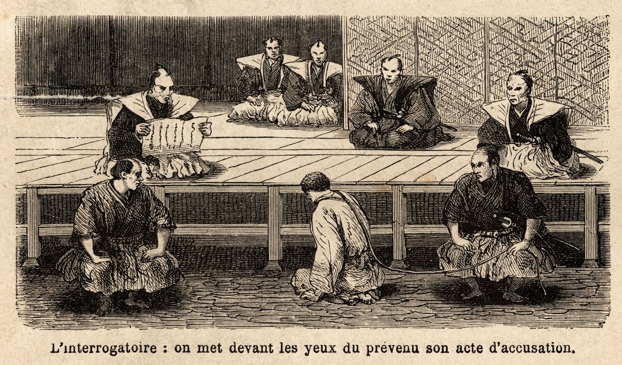 Les étapes de la justice : interrogatoire, lecture de l