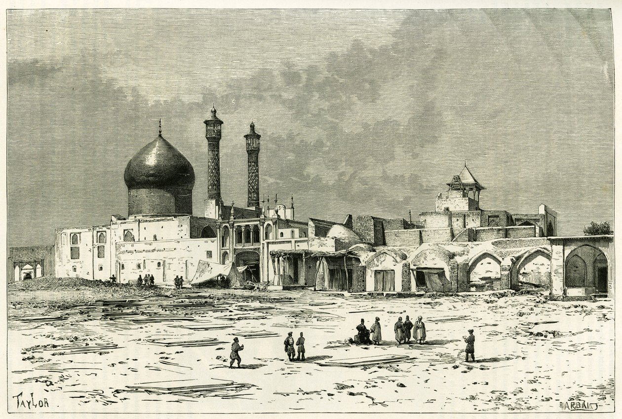 La tombe de Fatma à Koum, gravée par Taylor, d