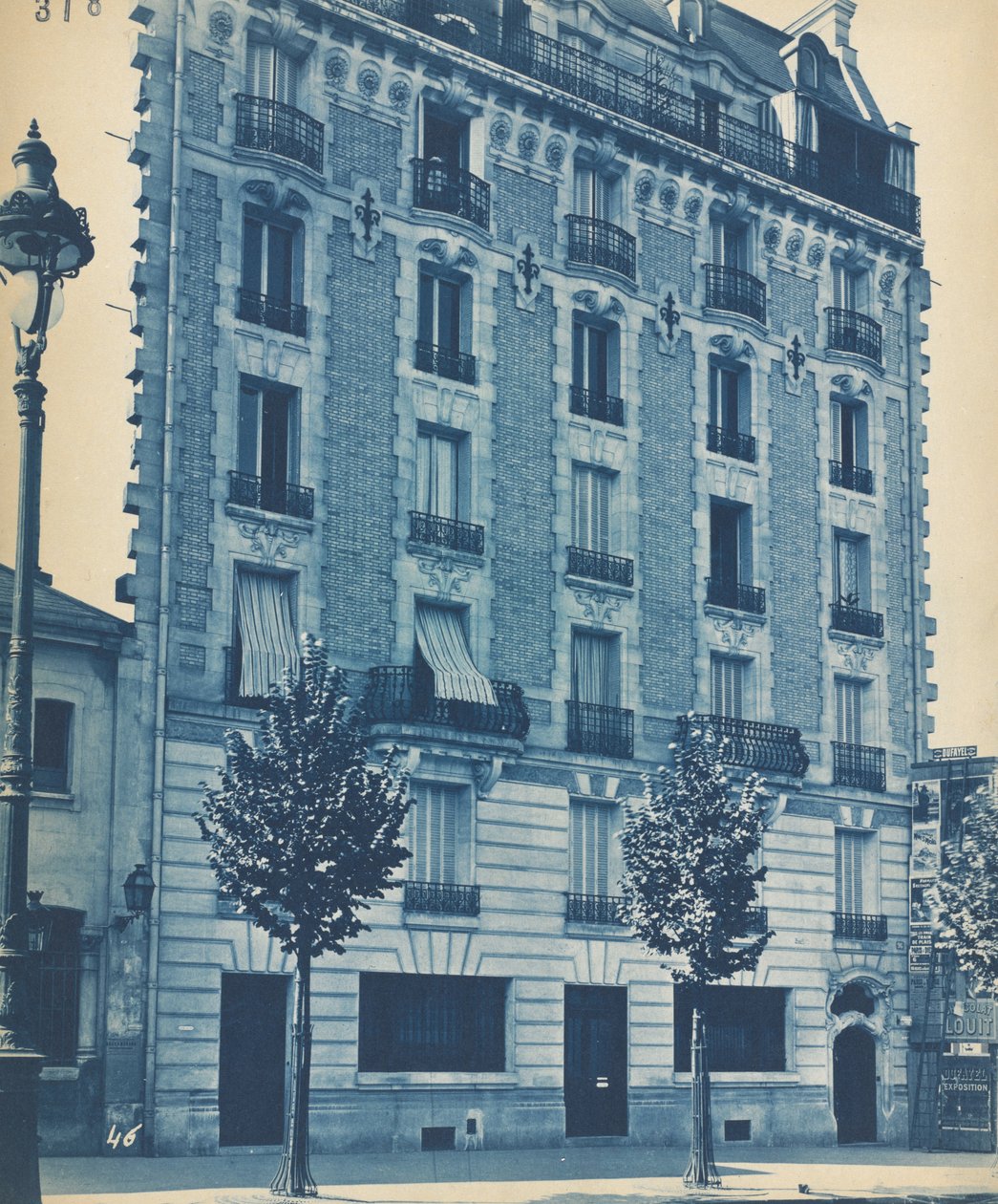 Façade de maison de ville - Unknown artist