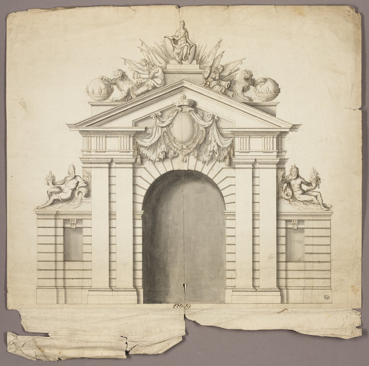 Arc de triomphe avec l