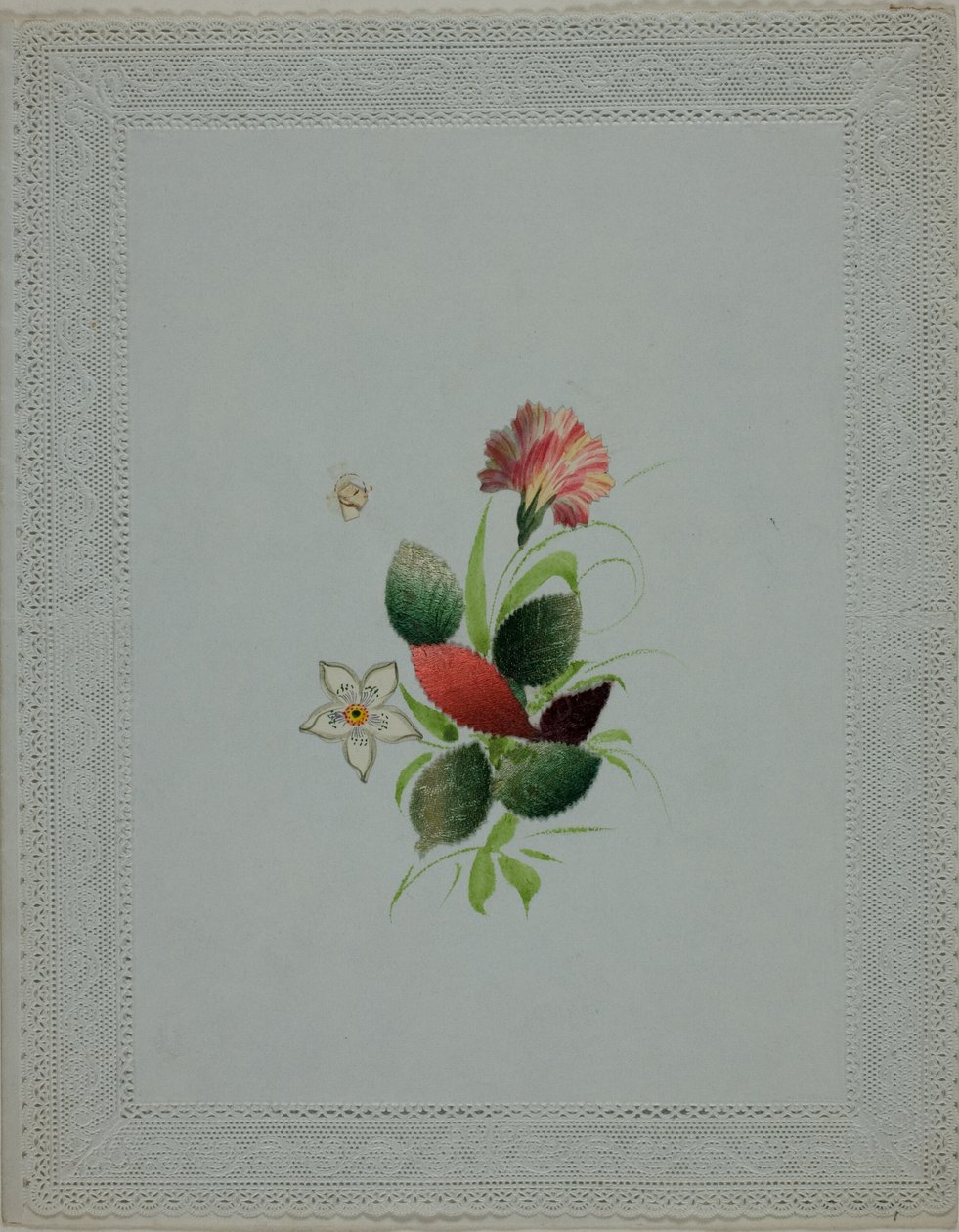 Sans titre Valentine (Fleurs roses et blanches) - Unknown artist