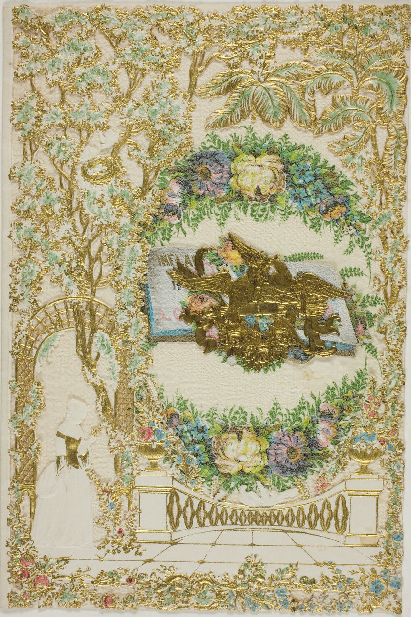 Sans titre Valentine (Femme dans le jardin) - Unknown artist