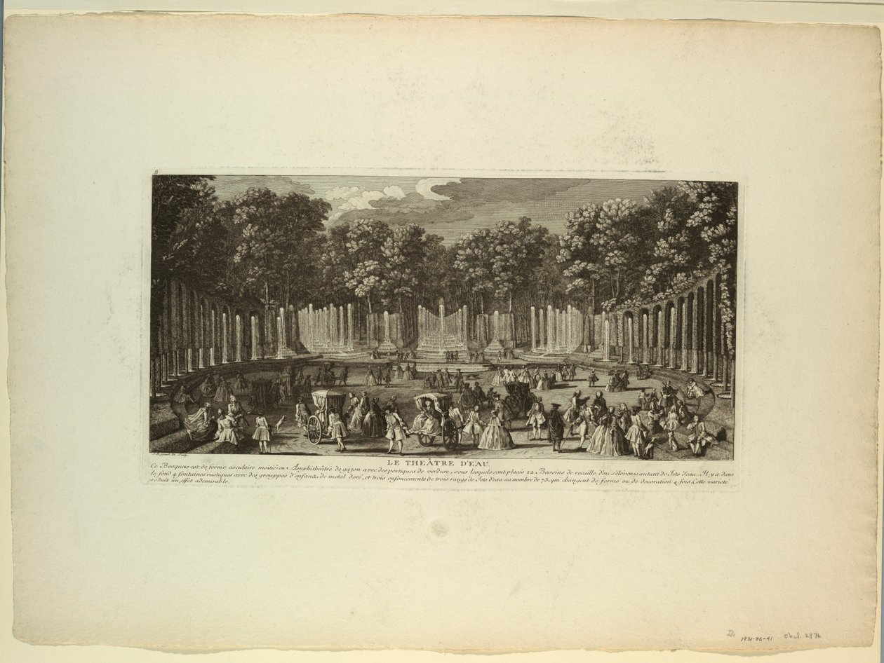 Versailles, jardins, théâtre d