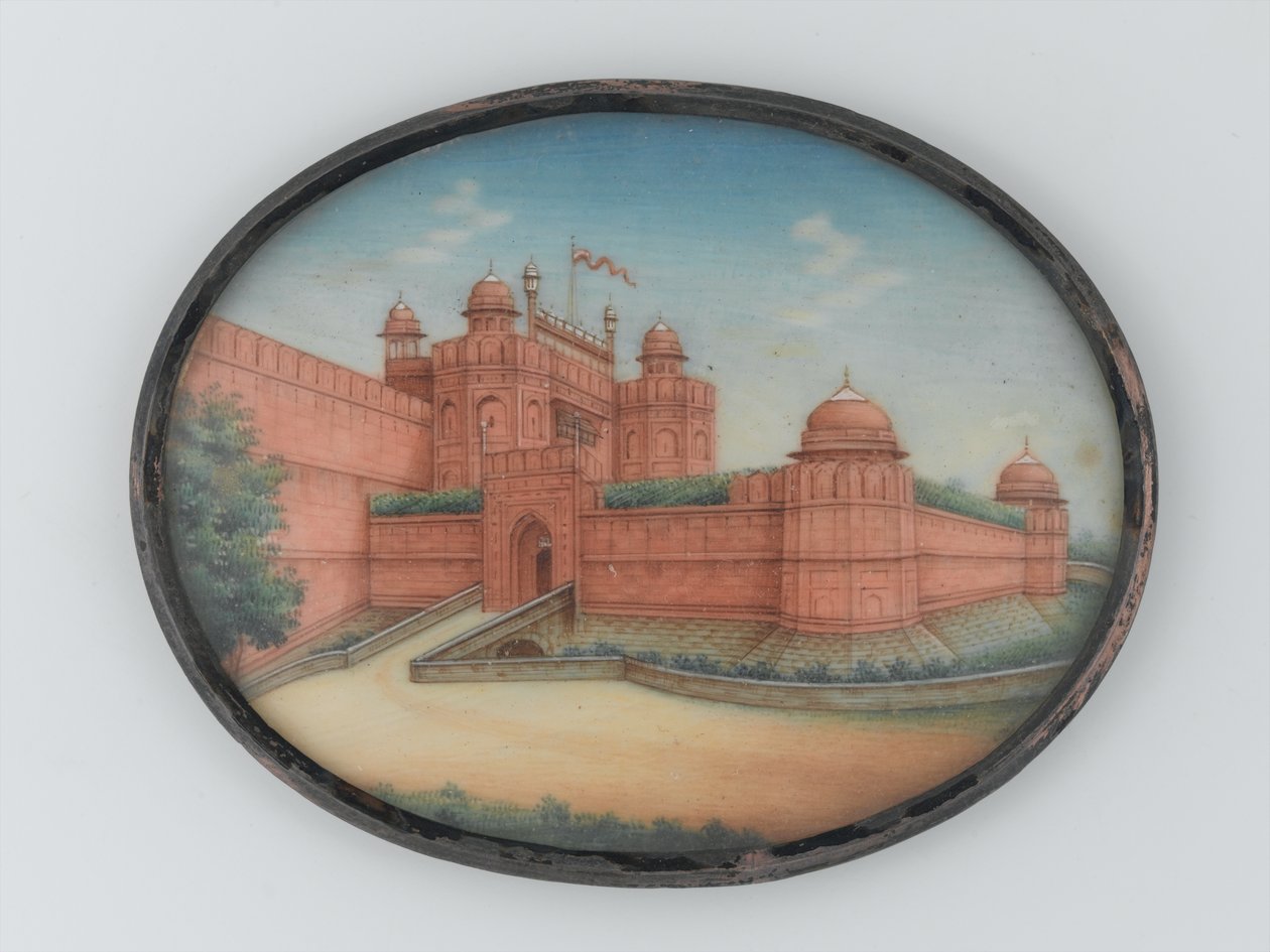 Vue du Fort Rouge, Delhi, vers 1850 - Unknown artist