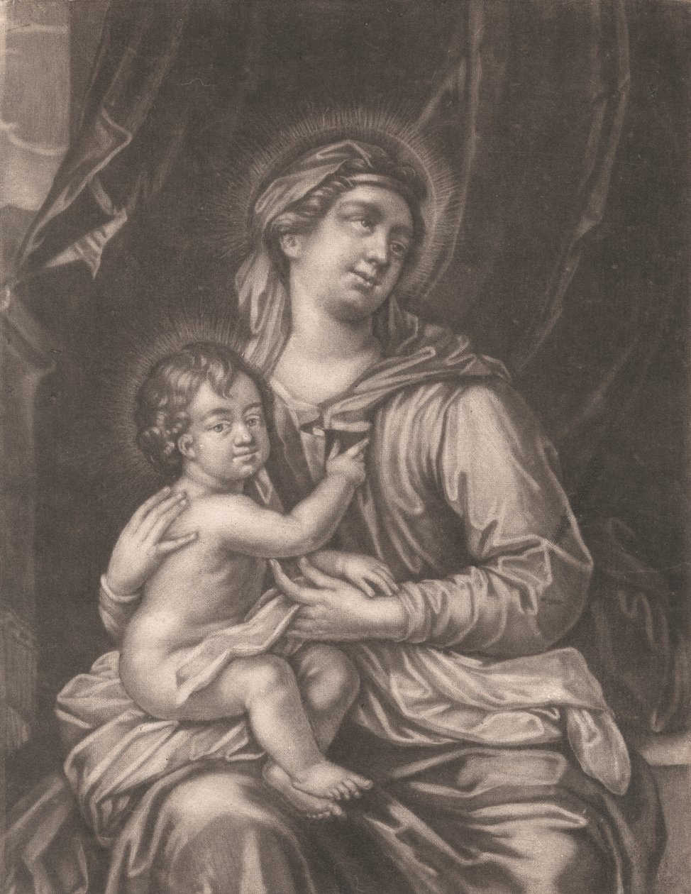 Vierge et enfant - Unknown artist