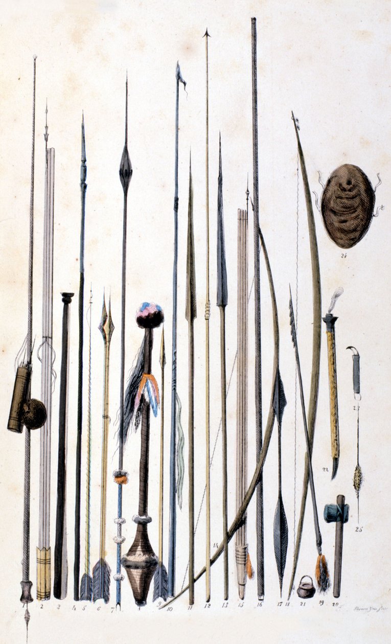 Armes des Indiens Jivaros - Unknown artist
