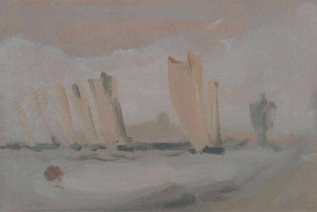Course de yachts sur le Solent - Unknown artist