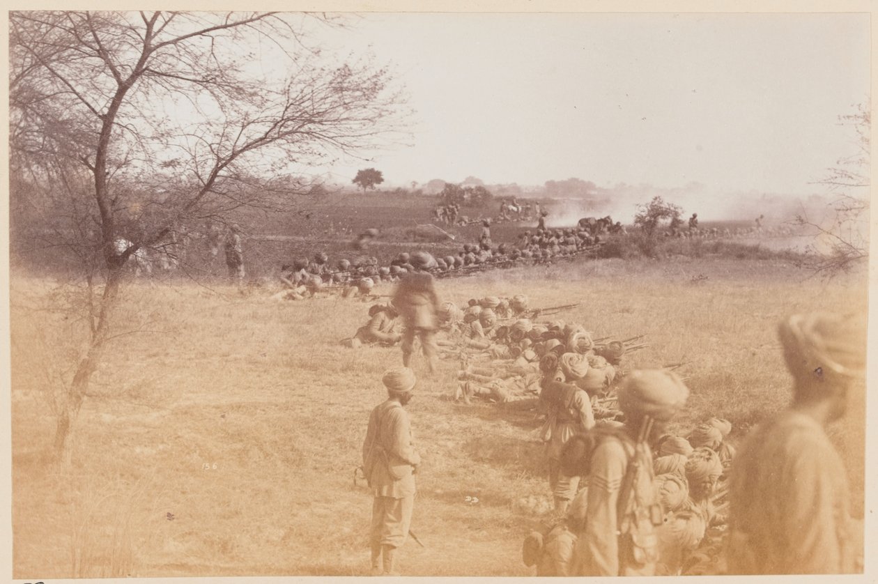 14e Sikhs en action, camp d