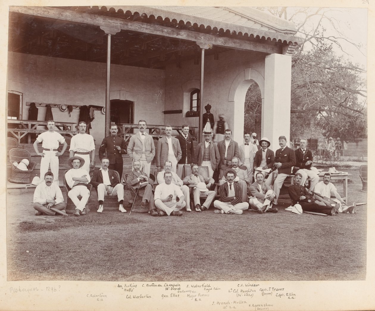 Un match de cricket, Peshawar - Unknown photographer