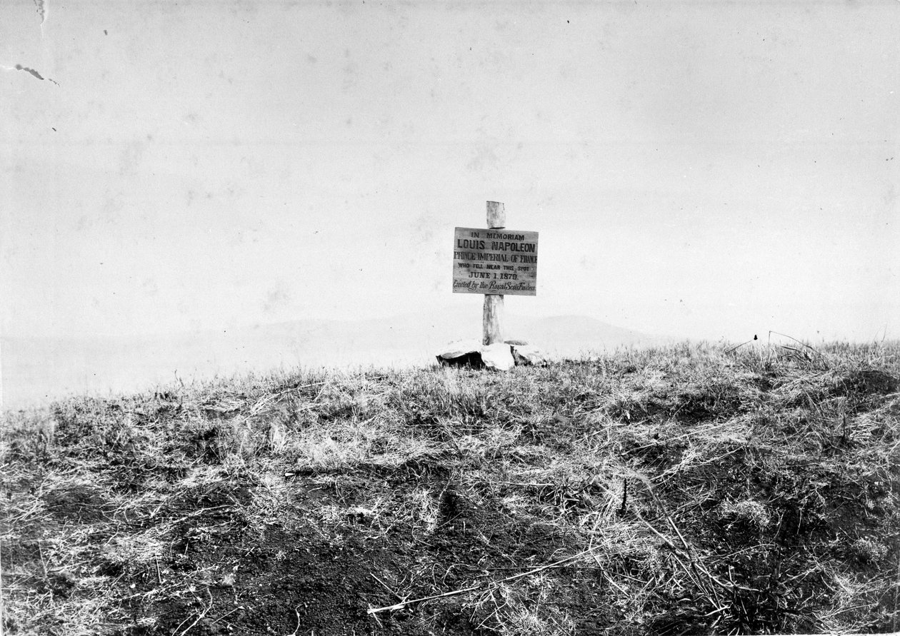 Panneau érigé par les Royal Scots Fusiliers pour marquer l