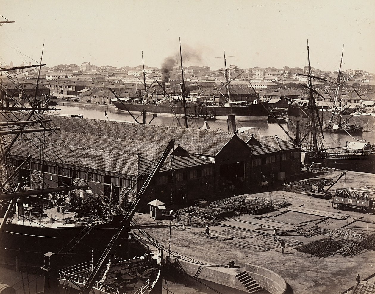 Port de Bombay, Inde - Unknown photographer