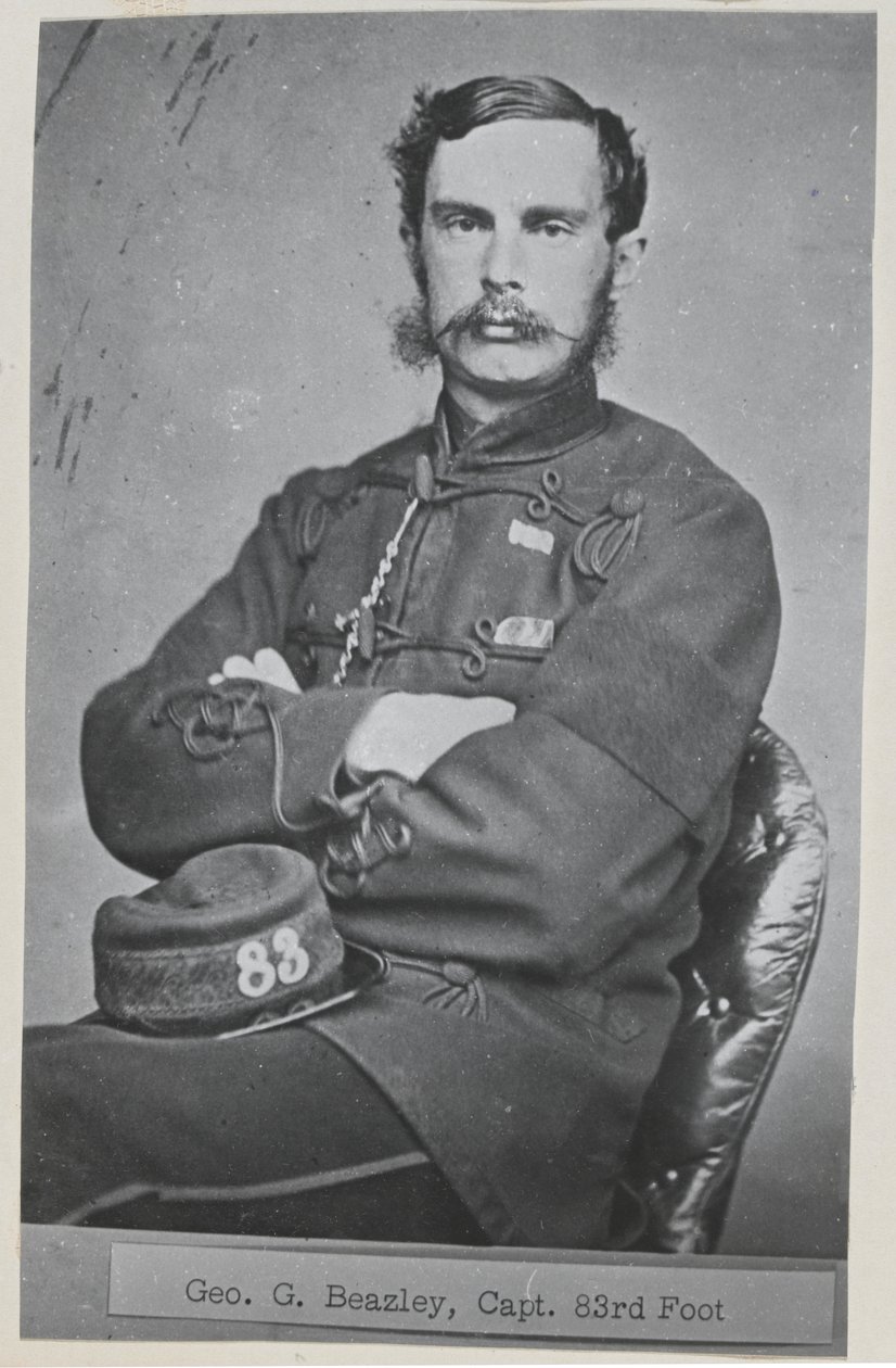 Capitaine George G Beazley, 83e régiment de pied (comté de Dublin) - Unknown photographer