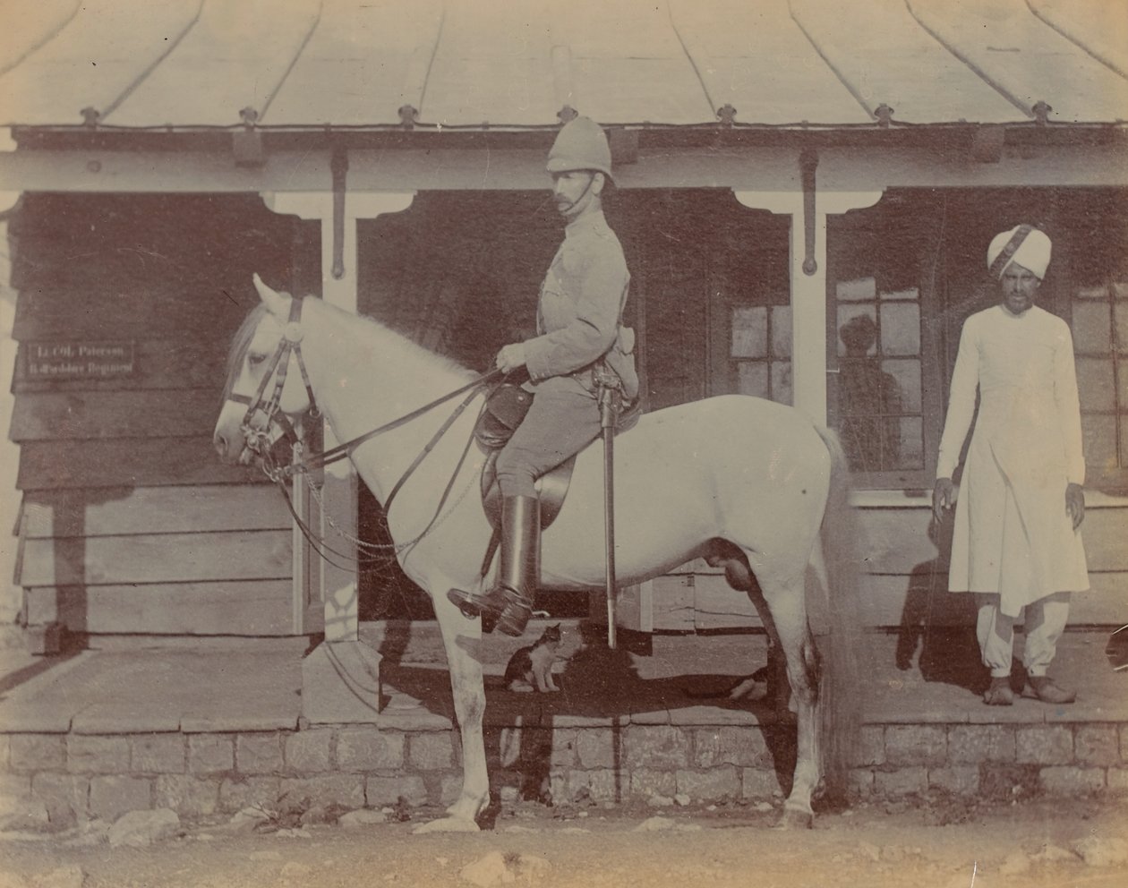 Colonel A M Paterson, commandant du 1er régiment du Bedfordshire - Unknown photographer