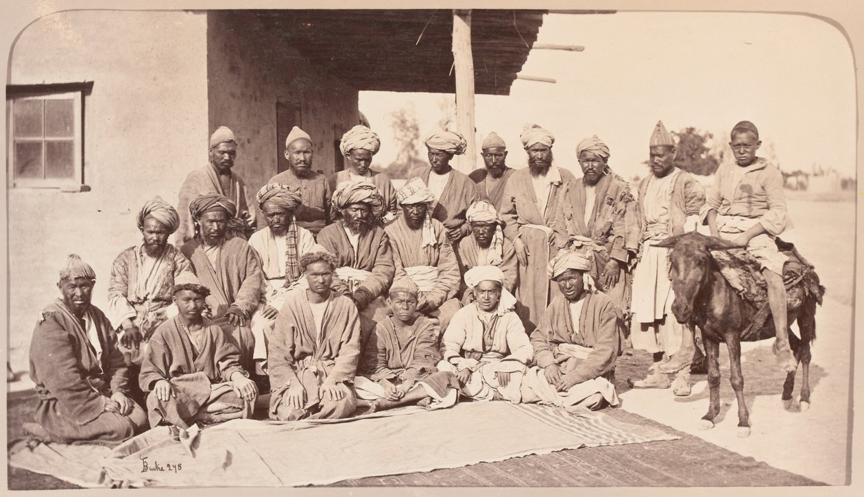 Durbar Maidan et chefs de Logar, Kaboul - Unknown photographer