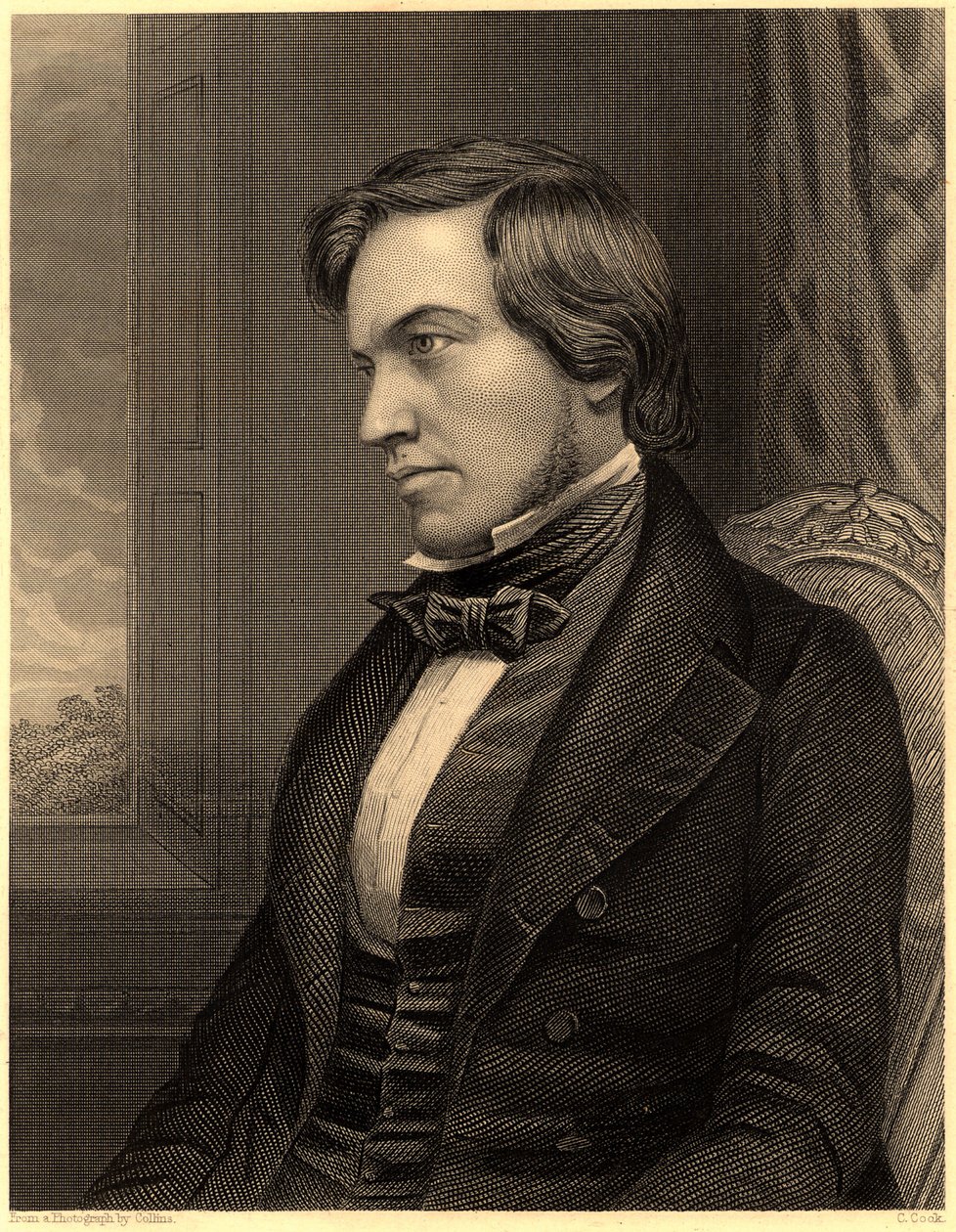 George Fownes (1815-1849). Chimiste britannique, vers 1860 - Unknown photographer