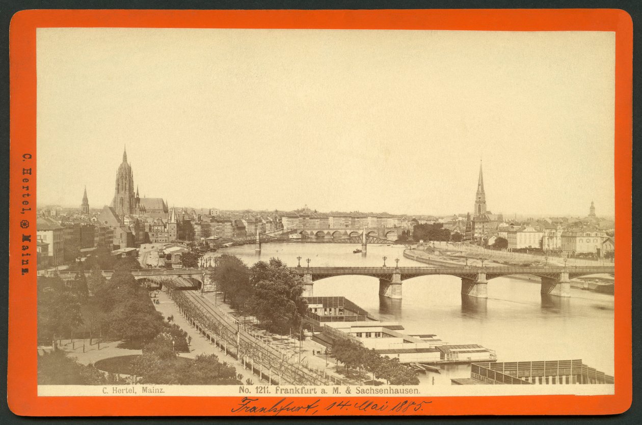 Allemagne, Hesse, Francfort-sur-le-Main et Sachsenhausen, publié par C. Hertel, Mayence - Unknown photographer