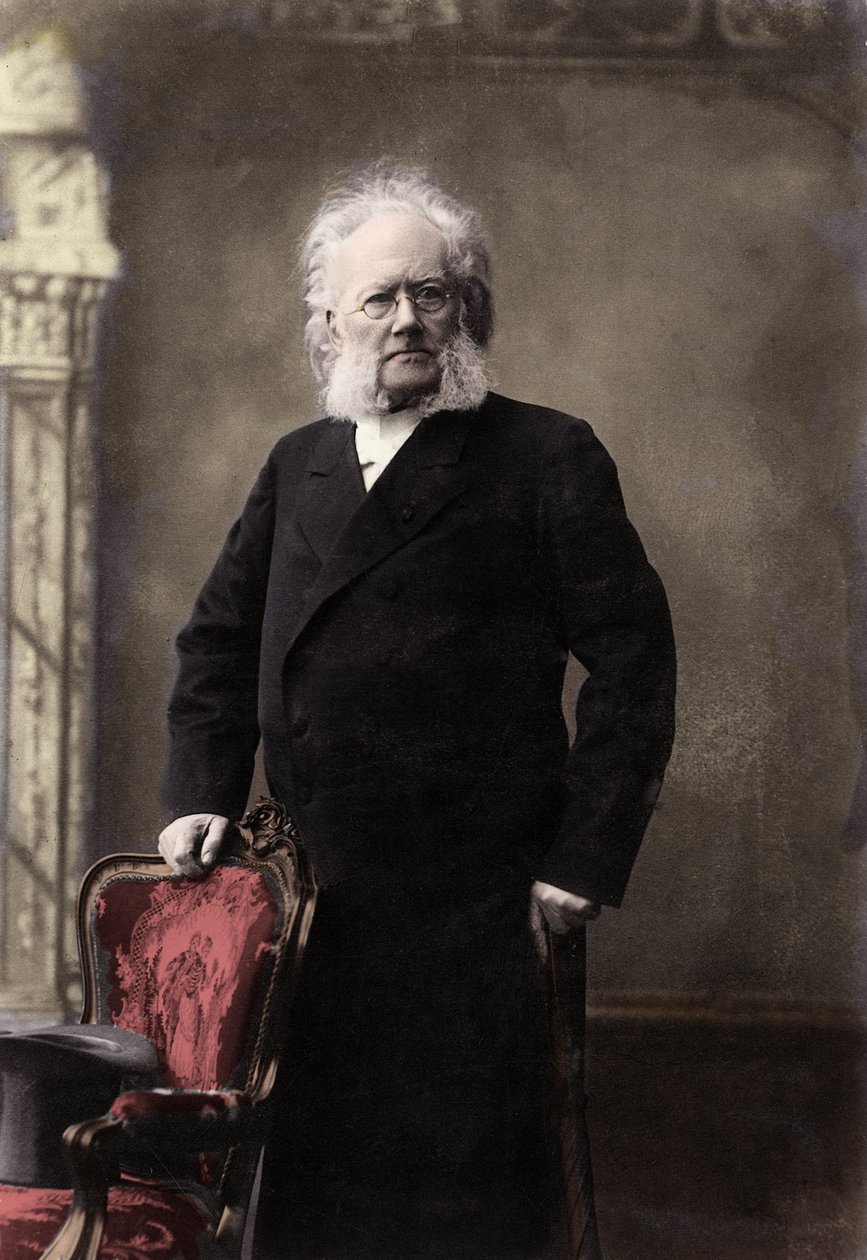 Portrait de Henrik Ibsen (poète et dramaturge norvégien) - Unknown photographer
