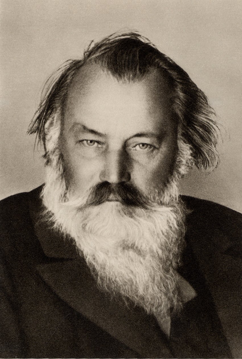 Johannes Brahms (1833-1897) compositeur allemand - Unknown photographer