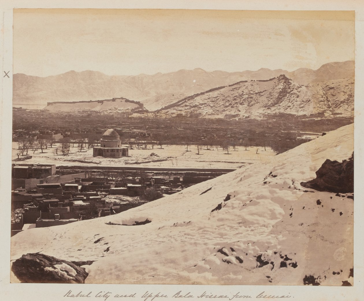 Kaboul depuis Asmai - Unknown photographer