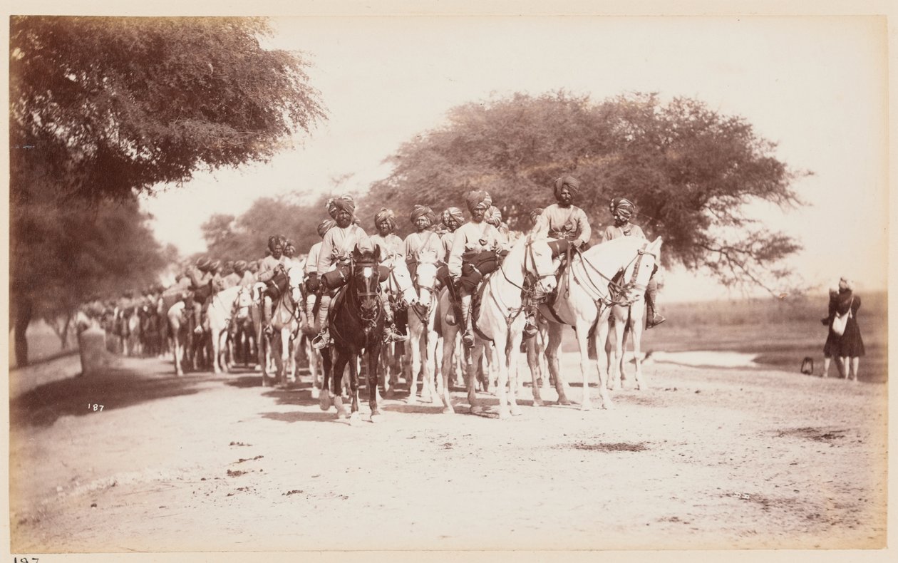 Contingent de cavalerie indigène de Nabha au camp d