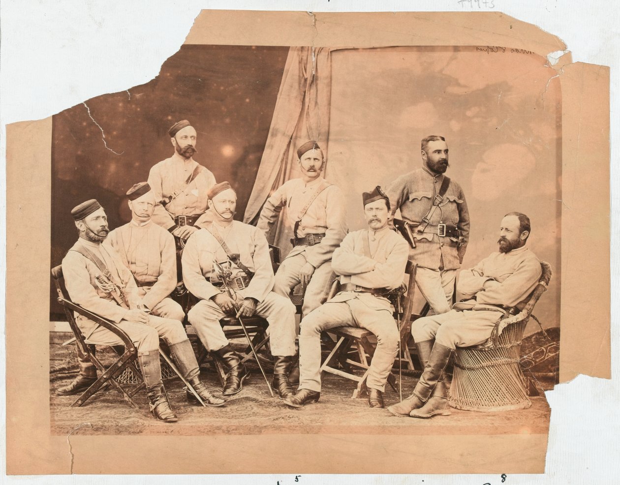 Officiers du 4e Régiment Goorkha, 1879 - Unknown