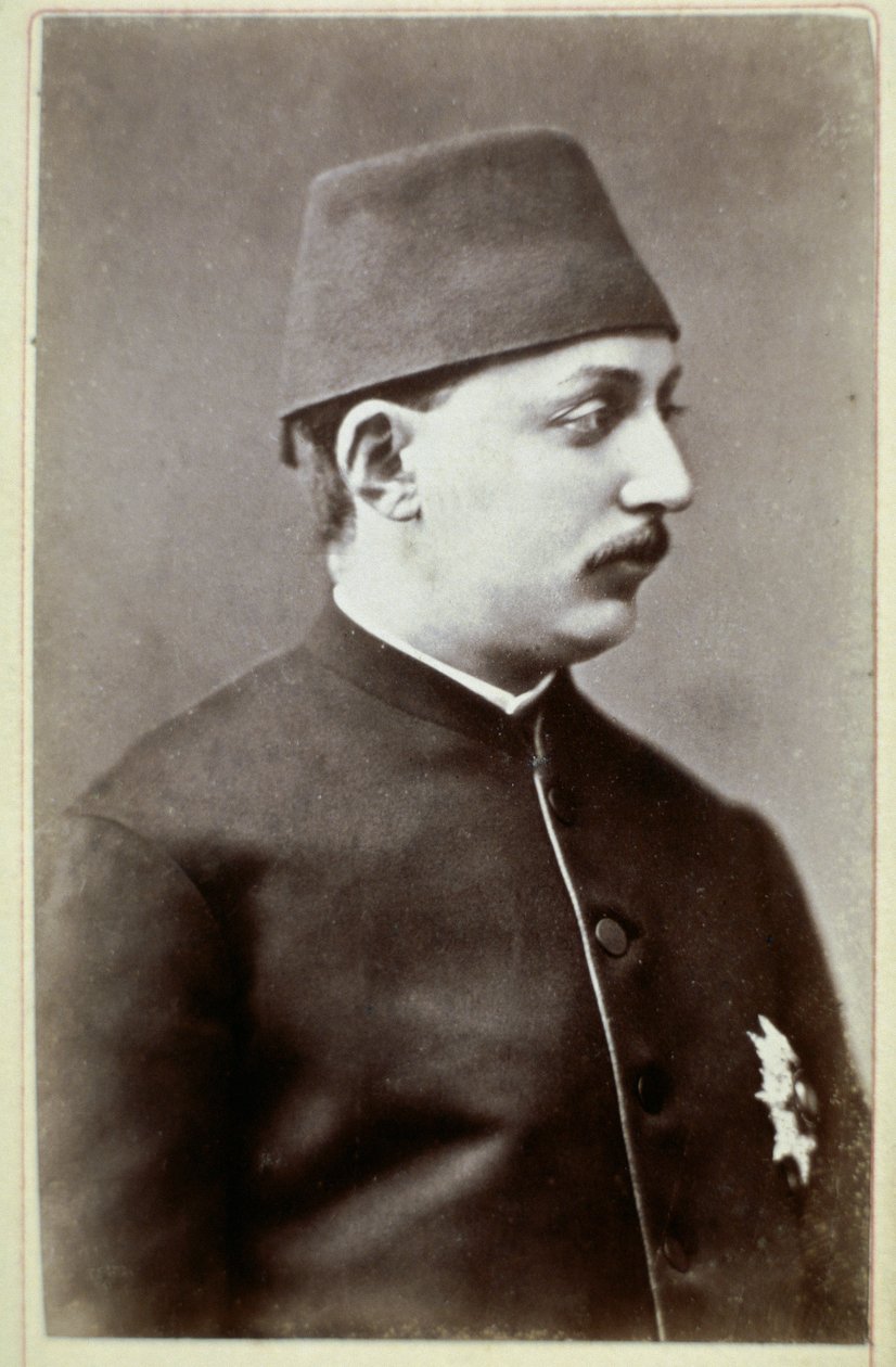 Empire Ottoman : Portrait du Sultan Murad V (1840-1904). Photographie. 1876 Ankara, Société Historique Turque Turquie - Unknown photographer