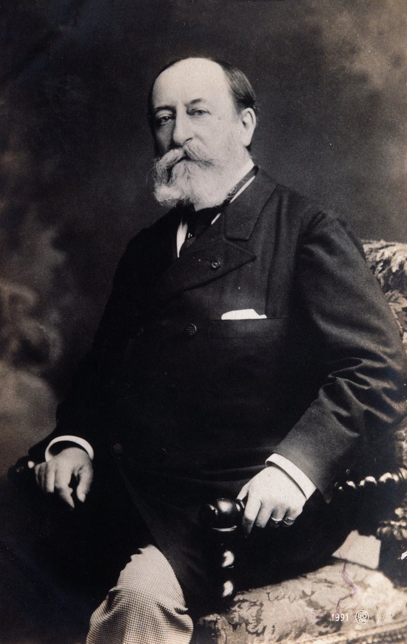 Portrait de Camille Saint-Saëns (photo n/b) - Unknown photographer