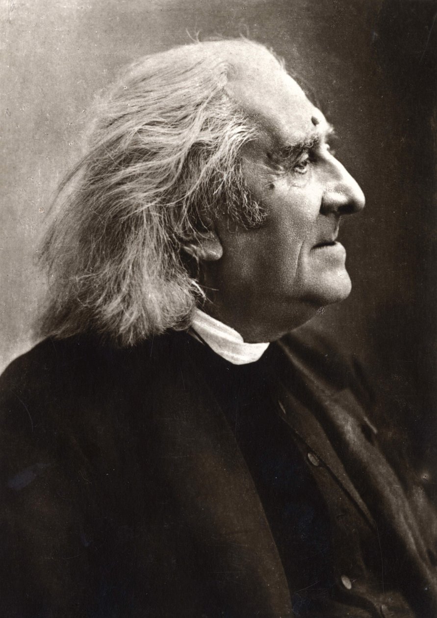 Portrait de Franz Liszt (1811-1886), compositeur et pianiste hongrois - Unknown photographer