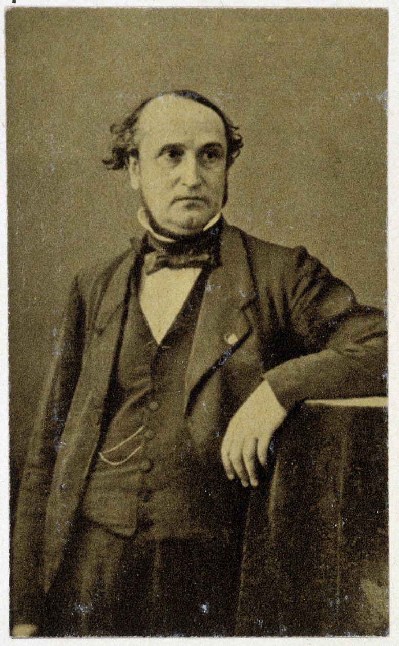 Portrait de Frédéric Sauvage en 1854, inventeur français (1786 - 1857) : concepteur d