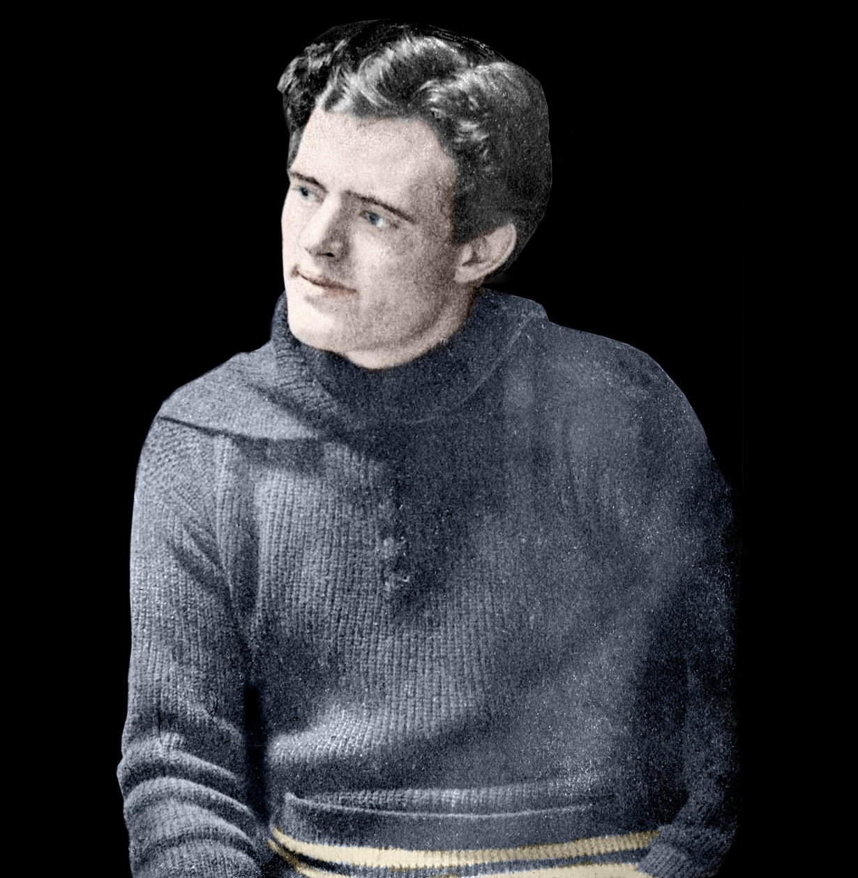 Portrait de Jack London (1876-1916), romancier américain. - Unknown photographer