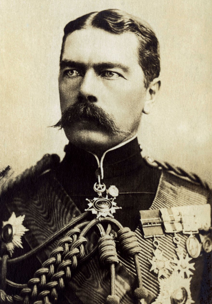 Portrait de Lord Kitchener de Karthoum (1850-1916), militaire anglais. - Unknown photographer